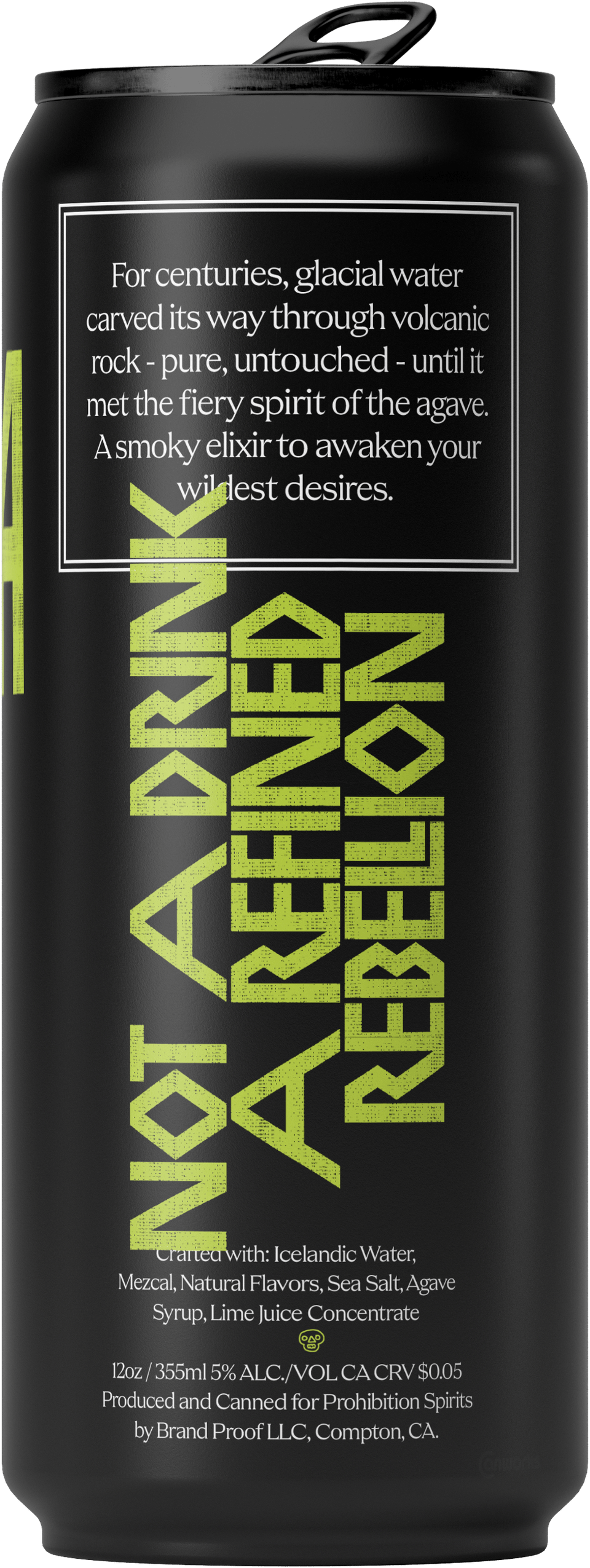 Back of the Noctria Smoky Ranch Water can